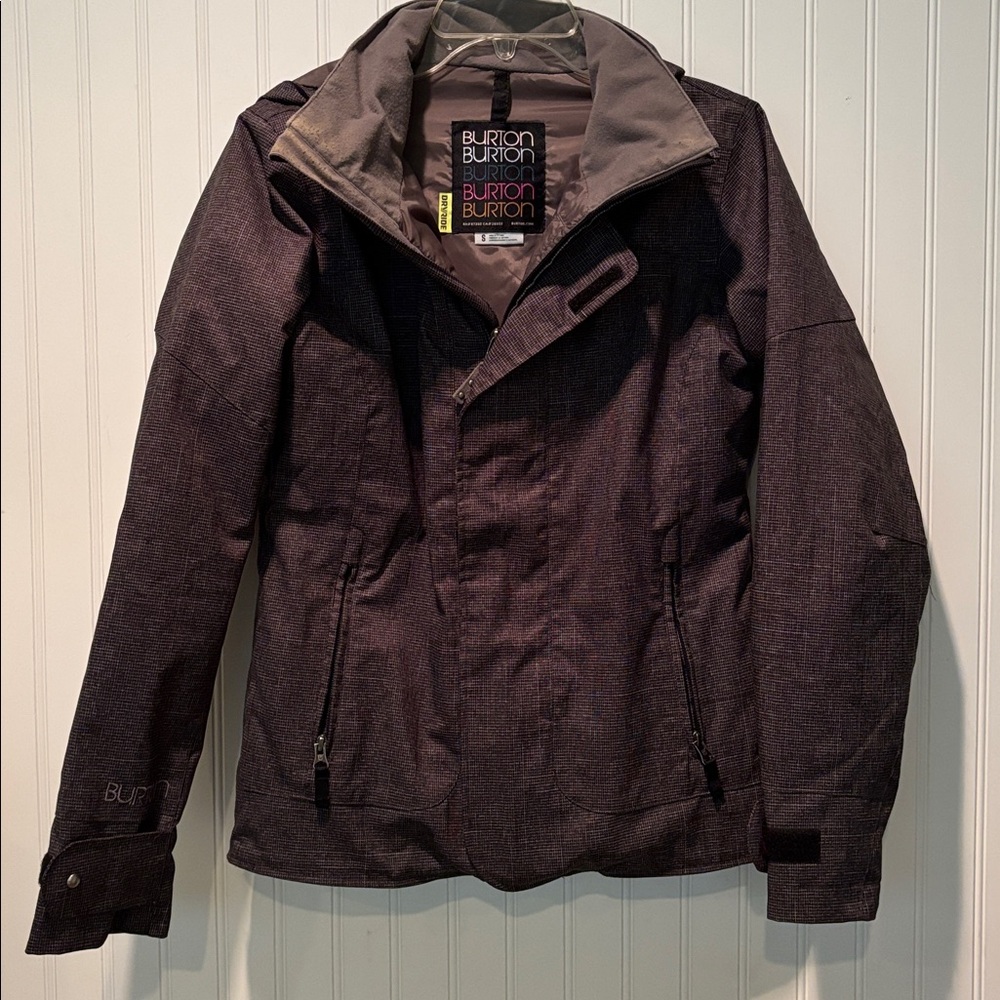 Burton Jet Set Charcoal Dry Ride Jacket Size S
